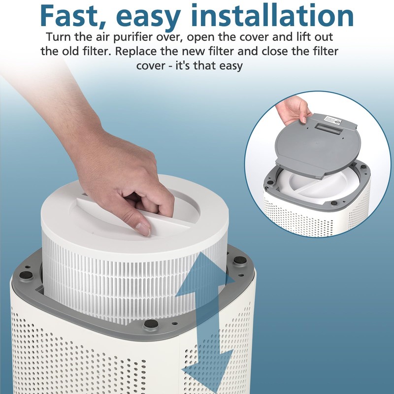 12010 HEPA Replacement Filter Compatible with Clorox 11010 & 11011