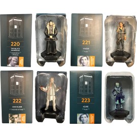 Doctor Who Eaglemoss Black Guardian Vinder Ood Elder Azure Figure Set 1:21 Scale Hand Painted Collector Boxed Model Figurine #220#221#222#223