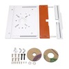 Router Table Insert Plate Aluminum Alloy Wood Milling Flip Board