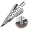 Step Drill Bit 4-32mm, HSS Spiral Grooved Step Drill Bit