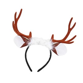 Healvian 1pc Christmas Headband Christmas Photo Props Christmas Reindeer Headband Headband Xmas Hairband Christmas Headwear Xmas Headband Headbands for Xmas Headdress Coffee Cloth