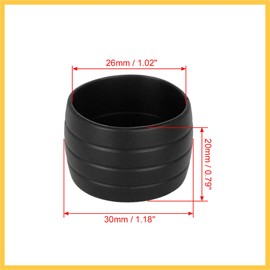 BULLSPANN Bicycle Handlebar Tape Fixing Ring Grip Wrap Anti Slip Holding Loop for Bicycles 2pcs Black