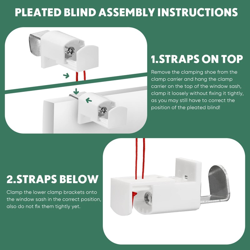 Pack of 12 Clamp Support Clamp Holder Attachment for Tensioned