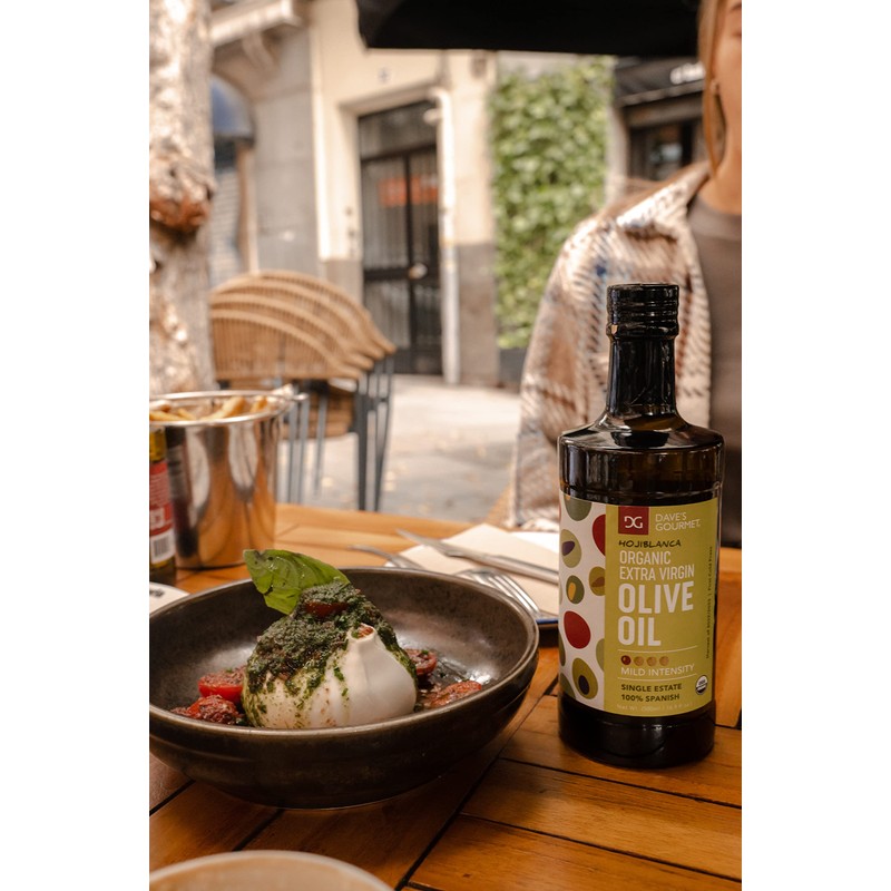 Dave's Gourmet Dave's Gourmet Organic Hojiblanca Extra Virgin Olive Oil,