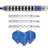 Winmau Advance 500 Series Tungsten Blue 24 Gram Steeltip Darts