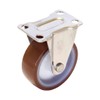Uei Caster: SUS-S Series, SUS-SR-Type, Fixed Caster, Urethane (Nylon Foil),