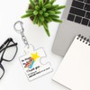 Motivational Star Keychain Bulk, 12 Pcs First Day of School