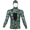 IST P-Guard Camouflage Hooded Rash Guard (Medium, Brown/Yellow)