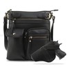 JESSIE & JAMES Robin Multipocket Concealed Carry Crossbody Bag with