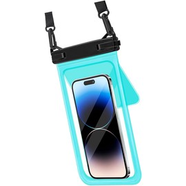 Estuche para teléfono impermeable Perspective con 2 bolsillos separados para organización Ideal para viajes Deportes acuáticos Estuche para teléfono para natación de inmersión de 100 pies confirmado