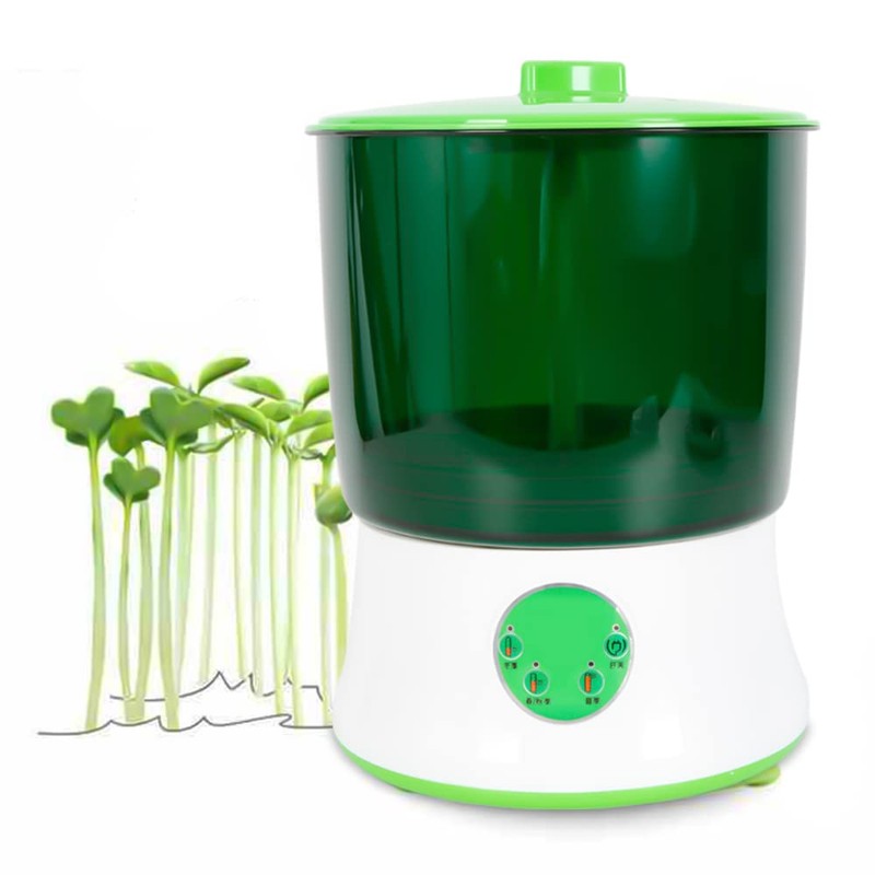 YIYIBYUS Multifunctional Bean Seed Sprouts Machine, Double Layer Fully Auto