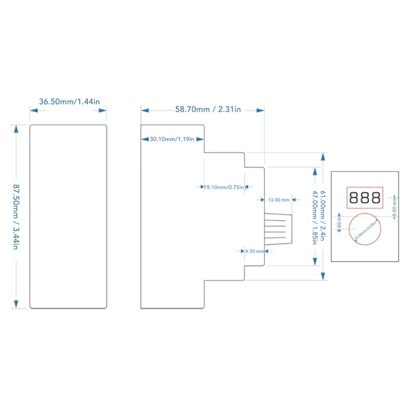 Current Signal Generator Digital Display 4‑20mA DC 24V Analog Simulator