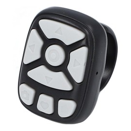 Remote Control for TikTok, APP Page Turner, Camera Remote Shutter, for Camera Selfie, Video Record, Music Control (Black)