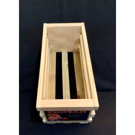 SUNTAN Shipping Crate Replica Storage Crate... Hand Made 12.5" x 6.5" x 5.5"
