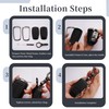 Qunzes for GMC Key Fob Cover with Keychain Compatible with