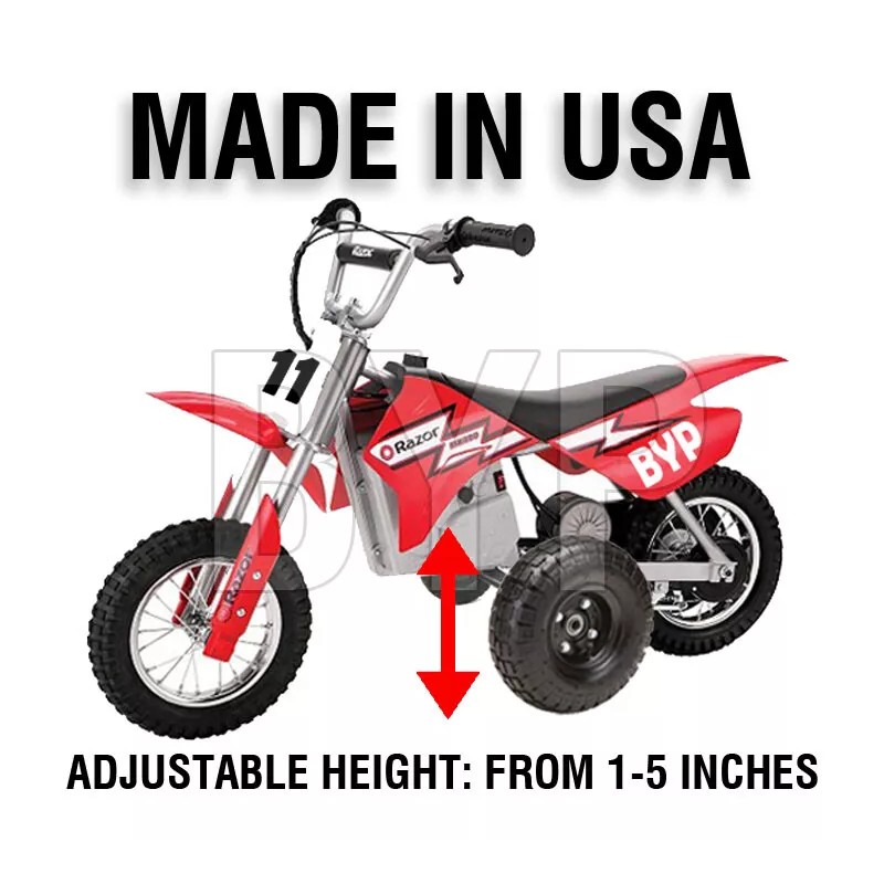 BYP-TW X RAZOR MX125 MX350 MX400 YOUTH TRAINING WHEELS 350