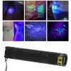 UV Flashlight LED 365nm Aluminium Alloy Battery Powered Widely Used