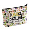 Jamaica Vacation Makeup Bag Jamaica Lovers Cosmetic Bag Jamaica Travel
