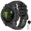 CHULN Silikon Armband Kompatibel mit Garmin Instinct 3 50mm AMOLED/Instinct