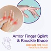 ARMOR Finger Extension Splint, Knuckle Brace for Injury, Arthritis, Tendinitis,