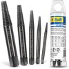 S&R Screw extractor set, 5 pieces, made in Germany, left-hand