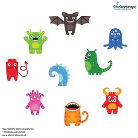Monster Wall Stickers by Stickerscape