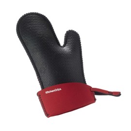 Kitchen Grips Chef's Mitt Extendable Cuff Small, Red