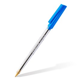 Staedtler Stick 430 M-3 Ballpoint Pen Medium - Blue (Box of 10)
