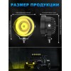 Par 4''faros Auxiliares Redondos Led Niebla Jeep Wrangler .