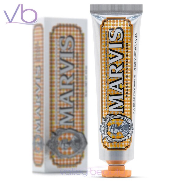 MARVIS Limited Edition Orange Blossom Bloom Toothpaste with Floral Tones, 75ml