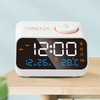 Alarm Clock Radio Multifunctional LED Music Timing Rechargeable FM Radio