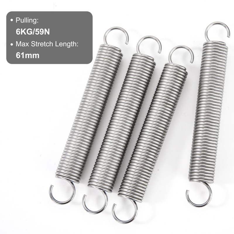 GUNGY Tension Springs with Hooks Stainless Steel Tension Spring Tension