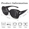 TINHAO Square Oversized Polarized Fit Over Sunglasses Over Glasses with