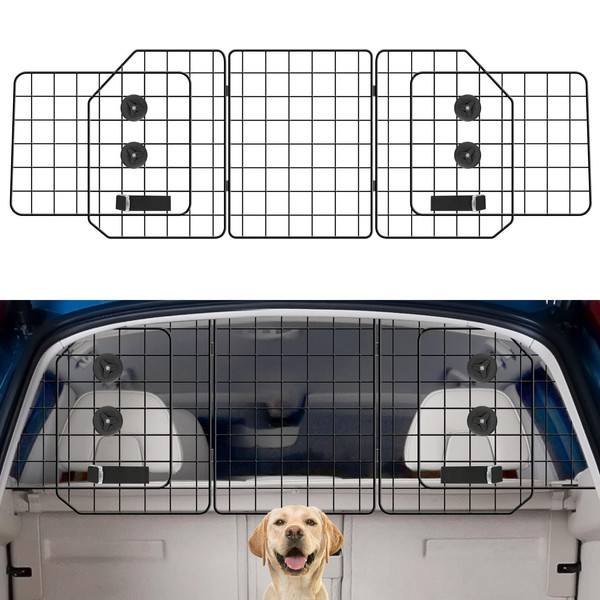 OUSHENG Car Dog Barrier for SUV, Adjustable Pet Divider Gate