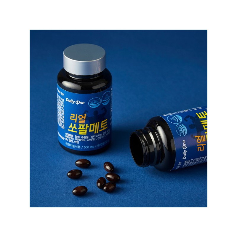 Daily One Real Saw Palmetto 500mg / 데일리원 리얼 쏘팔메토