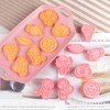 BESEK Valentine's Day Cookie Cutters: With Plunger Stamps Set, 8