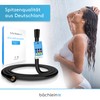 Bächlein Plastic Shower Hose with Double Twist Protection, Glossy Black,