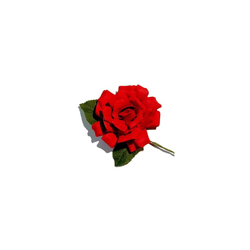 La Senorita Flamenco Rose, Spanische Blume, Haarschmuck Rot