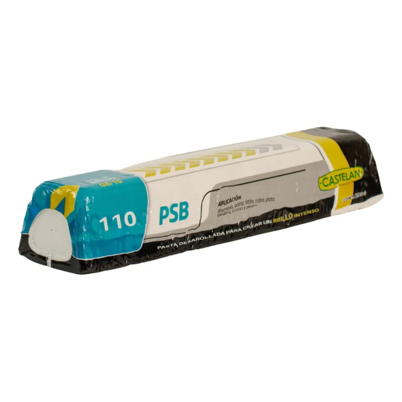 Pulimento Sólido Castelan PSB 110 Abrillantador Metales Acero Plata
