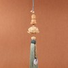 Car Pendant Decorative Hand Carved Lotus Rearview Mirror Hanging Ornament