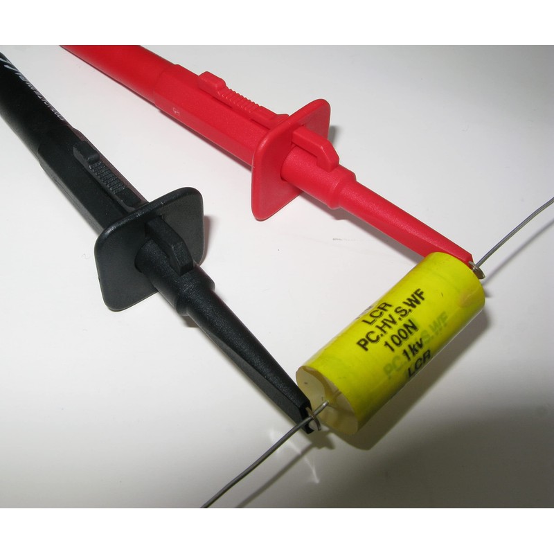 Sprung hook probe 1000 V CAT III, red