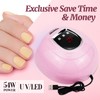 UV LED Nail Lamp 54W, Professional Nail Dryer Gel Polish