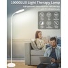 LanSuper Light Therapy Lamp, 10000 Lux UV-Free Happy Therapy Lamp,