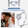 Womens Silver Ring Size 12, Lovely Wedding Eagagement Cubic Zirconia