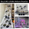 Halloween Spider Web Decoration Outdoor, Giant 600 Sqft Stretchy Cut-Your-Own