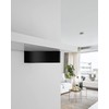 Gedotec Design Shelf Bracket, Wall Shelf Made of Metal, Black