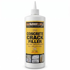 ConSandtrate Concrete Crack Filler - Tan - 3 lb. (Single Bottle) for Filling in Concrete Cracks on driveways, walkways and patios