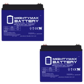 Mighty Max 12V 35AH GEL Battery for GOLDEN TECHNOLOGY,SCO