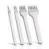 Zuoyou New Leather Craft Tool 4mm Hole Punches 1+2+4+6 Prong