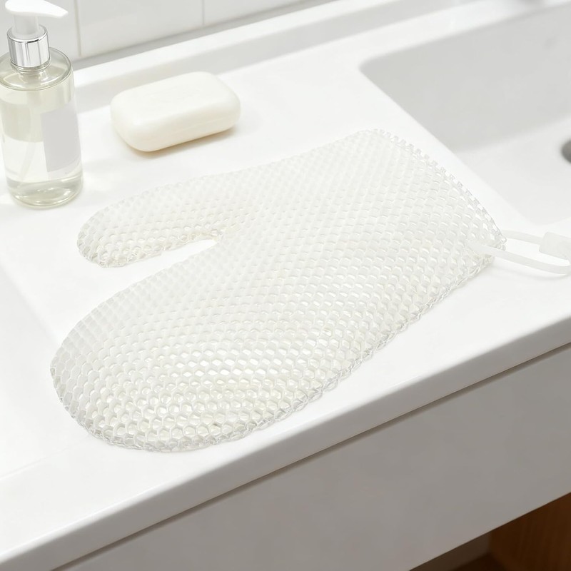 Guante Exfoliante de Baño Panal para Cuerpo y Cara Spa